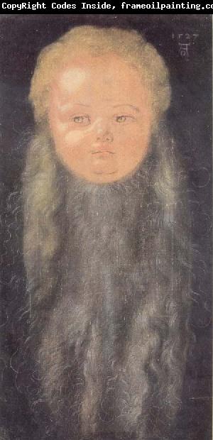 Albrecht Durer Portrait of a boy with a long beard